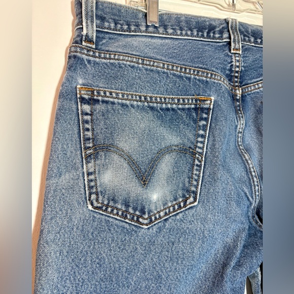 LEVI’S 505 Regular Fit Blue Jeans - Picture 11 of 12